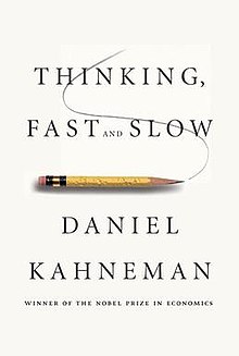 Thinking fast and slow book cover Thinking fast and slow book cover