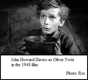 John Howard Davies as OliverTwist (33K)