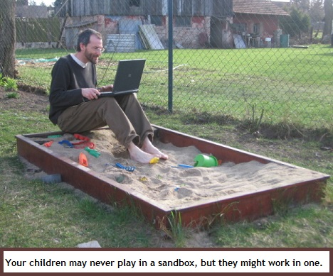 What is the design of the sandbox you live, play or work in? (93K)