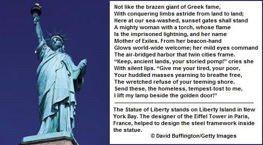 The U.S. Statue of Liberty