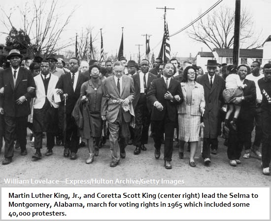 Voting Rights Protest March