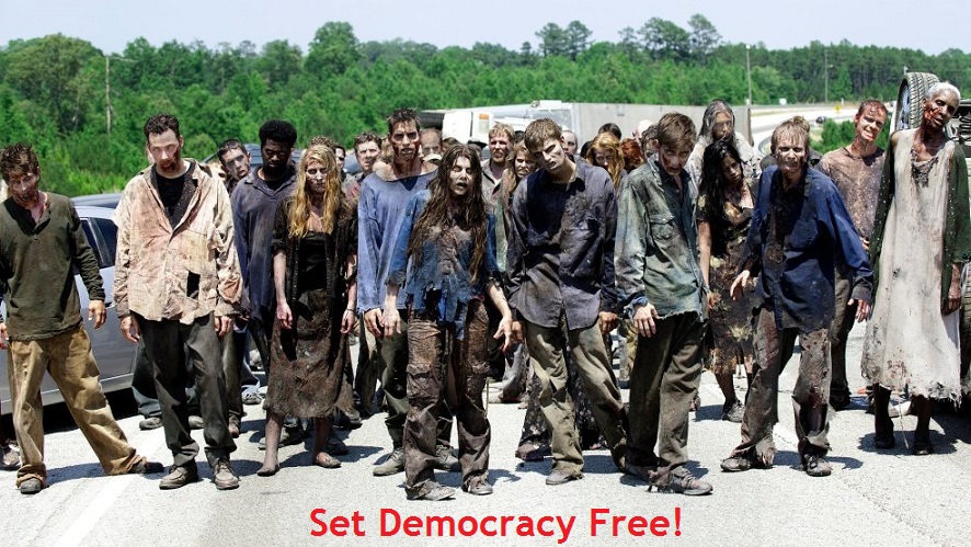Democracy's Zombie society (238K)