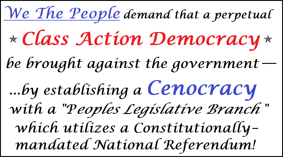 Class Action Democracy Banner (45K)