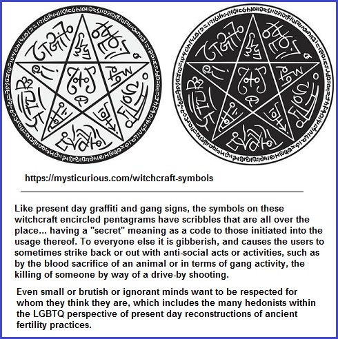 Pentagram used is witchcraft