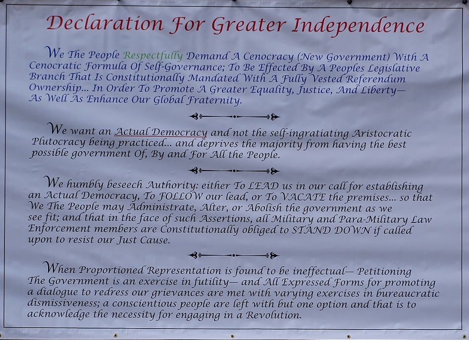 English Translation Of Cenocratic Independence Declaration (332K)
