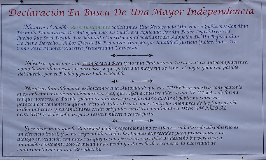 Spanish Translation Of Cenocratic Independence Declaration (280K)