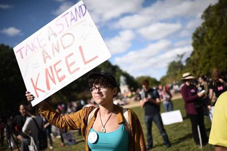 Take a stand and kneel