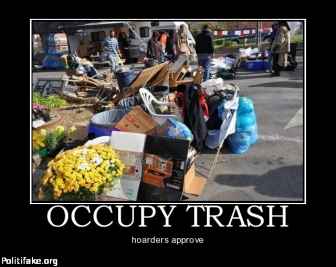 Left over Protestor Trash
