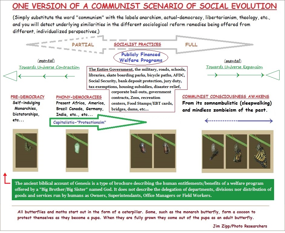 Progression towards a Communism using a biological model (274K)