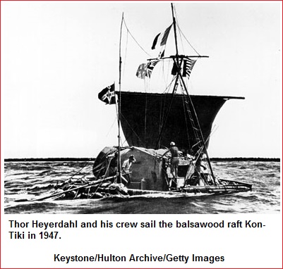 Kon-Tiki Raft of Thor Heyerdahl