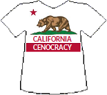 California's Cenocracy T-shirt (11K)
