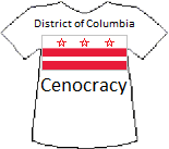 District of Columbia's Cenocracy T-shirt (8K)