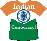 India's Cenocracy T-shirt (9K)