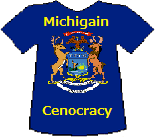 Michigan's Cenocracy T-shirt (11K)