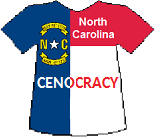 North Carolina's Cenocracy T-shirt (10K)