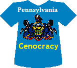 Pennsylvania's Cenocracy T-shirt (11K)