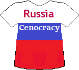Russia's Cenocracy T-shirt (9K)