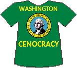Washington's Cenocracy T-shirt (10K)