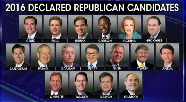 2016 US Republican Presidential Candidates