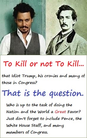 The Actors Johnny Depp and John Wilkes Booth The Actors Johnny Depp and John Wilkes Booth