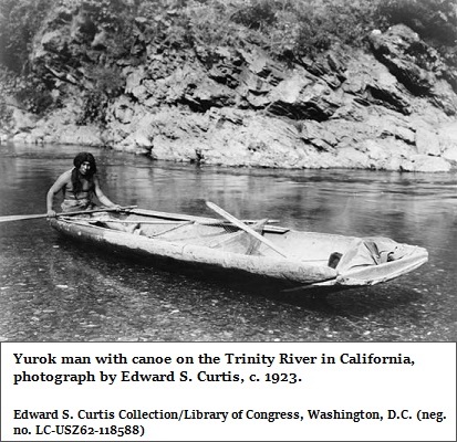 Yurok canoe (91K)