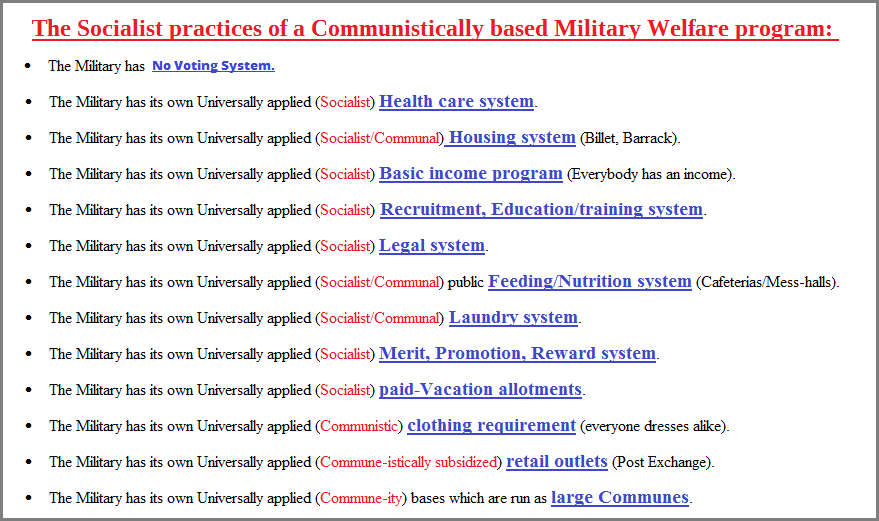 Military Socialism, Communism, Welfare (61K)