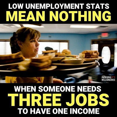 3 jobs, 1 income 3 jobs, 1 income
