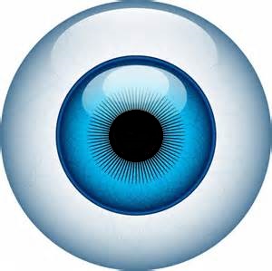 Human eyeball rendition