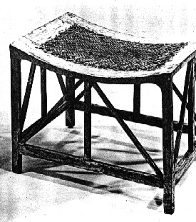 Curved Egyptian stool Curved Egyptian stool