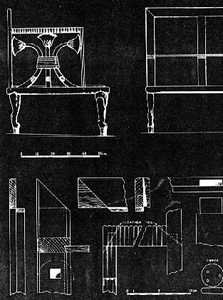 Construction details for Egyptian chair