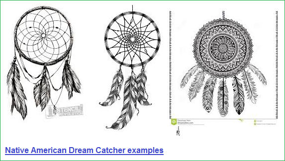 Native American Dream Catcher examples