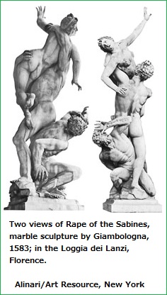 Rape of the Sabines by Giambologna