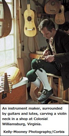 Colonial styled instrument maker