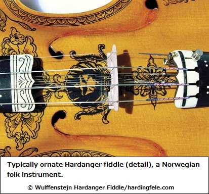Norwegian folk fiddle Norwegian folk fiddle