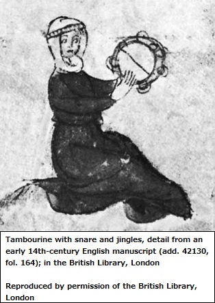 14th Century Tambourine player 14th Century Tambourine player