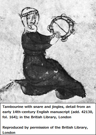 14th Century Tambourine player