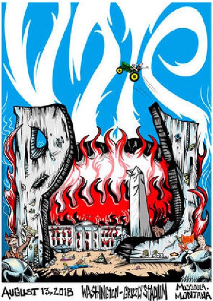 Poster created by members of the Pearl Jam muscians group Poster created by members of the Pearl Jam muscians group
