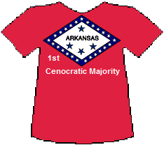 Arkansas 1st Cenocratic Majority (7K)
