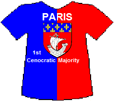 Paris 1st Cenocratic Majority T-shirt (7K)